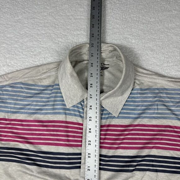 Straight Down Golf Polo Shirt Large Arizona Country Club Stripes - Picture 3 of 8